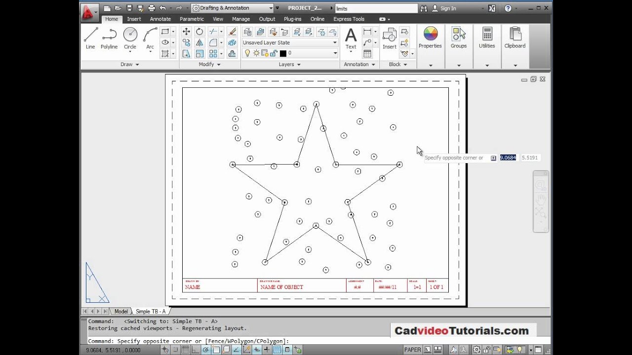 autocad example projects